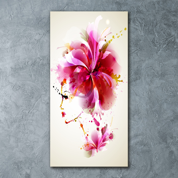Acrylique tableau La femme abstraite