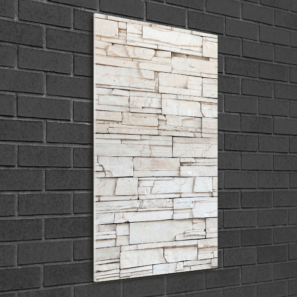Tableau en acrylique Mur de pierres