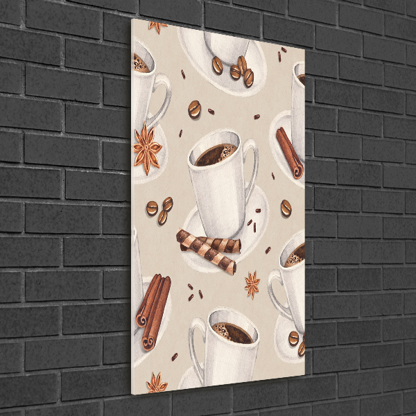 Tableau acrylique Une tasse de café aromatique