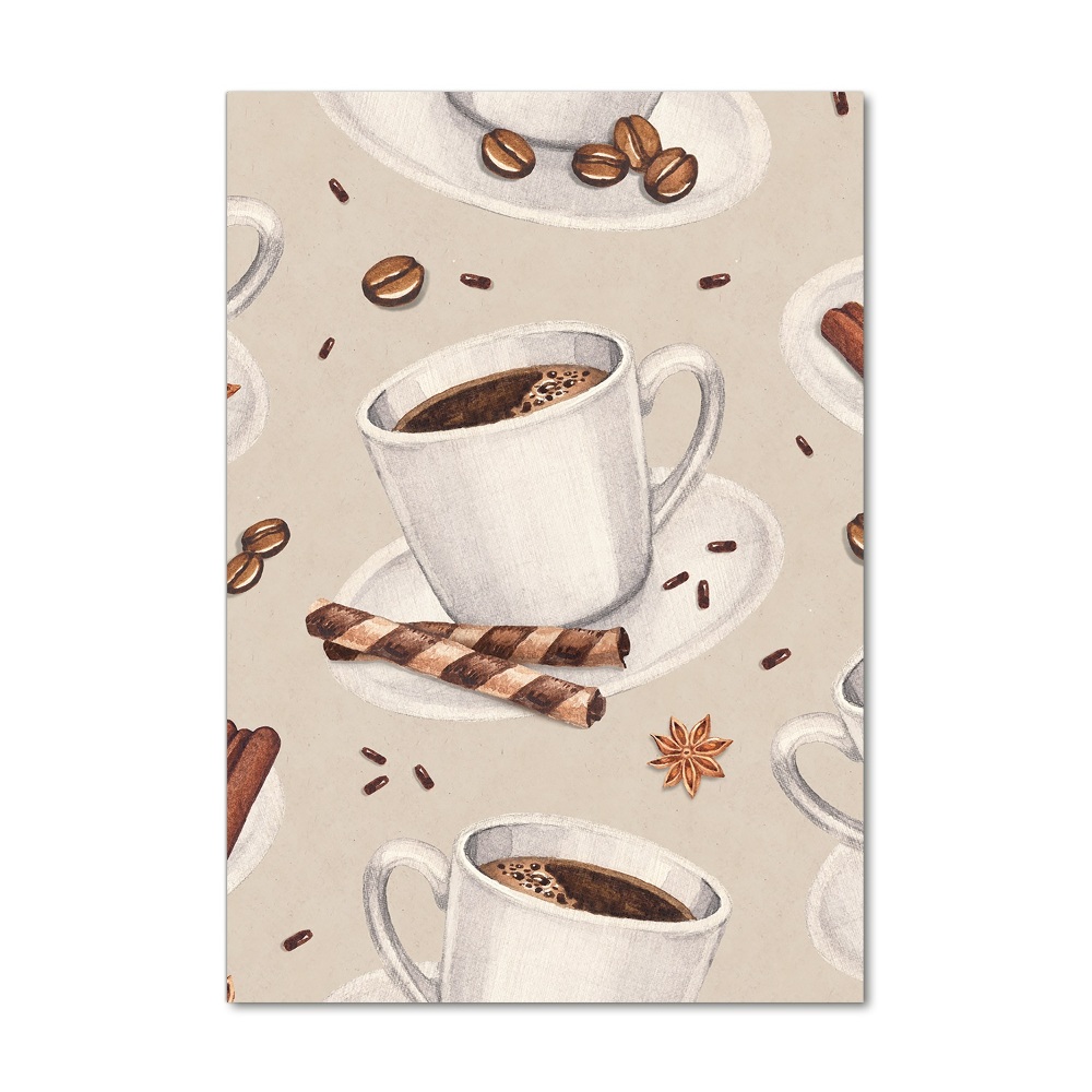 Tableau acrylique Une tasse de café aromatique