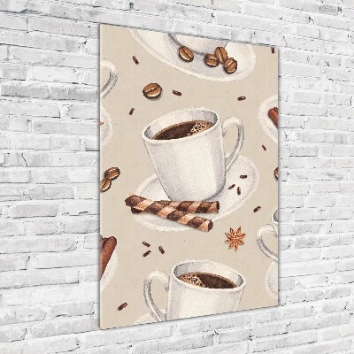 Tableau acrylique Une tasse de café aromatique