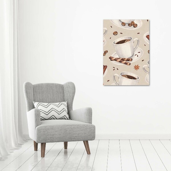 Tableau acrylique Une tasse de café aromatique