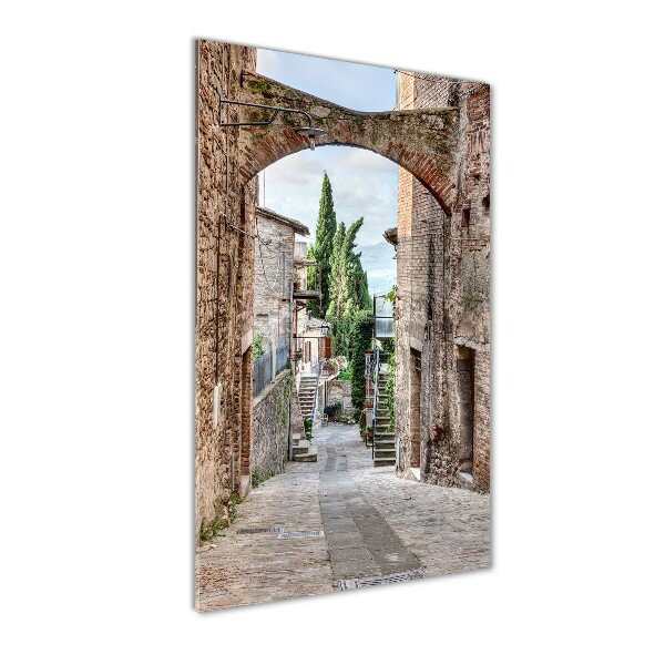 Tableau acrylique Rues en pierre italienne