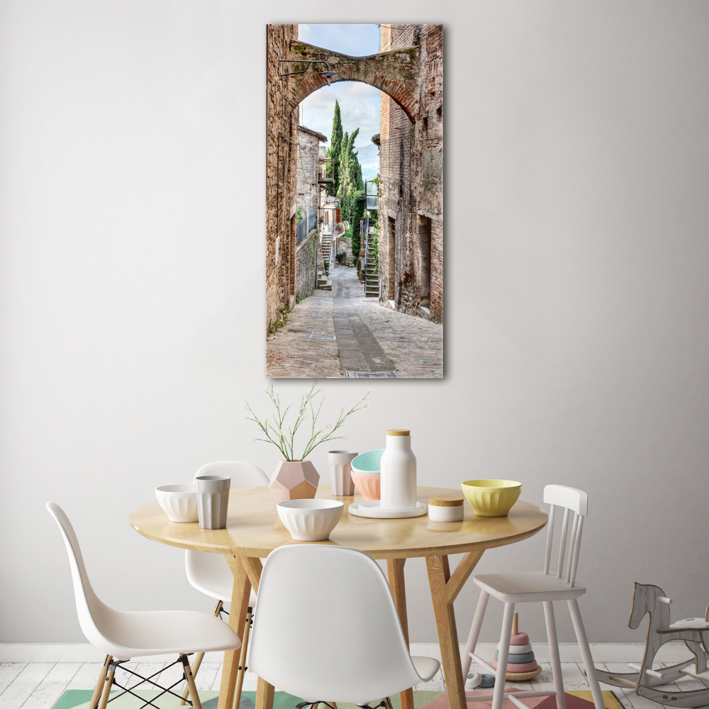 Tableau acrylique Rues en pierre italienne