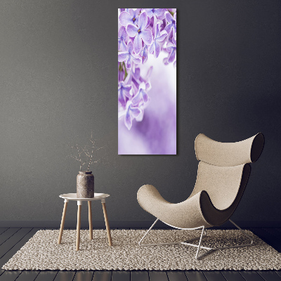 Tableau sur verre acrylique Fleurs de lilas