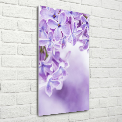 Tableau sur verre acrylique Fleurs de lilas