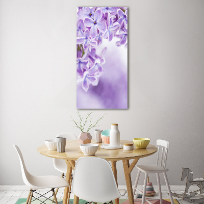 Tableau sur verre acrylique Fleurs de lilas