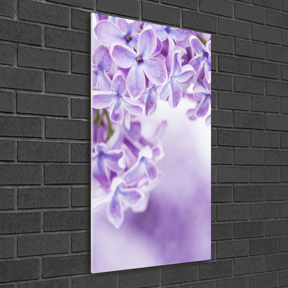 Tableau sur verre acrylique Fleurs de lilas