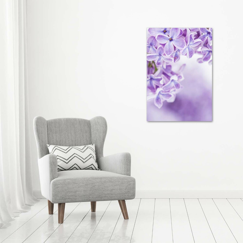 Tableau sur verre acrylique Fleurs de lilas