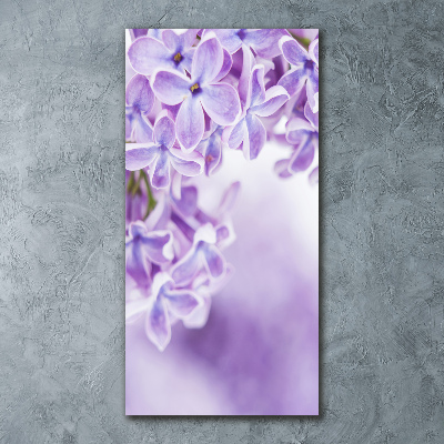 Tableau sur verre acrylique Fleurs de lilas