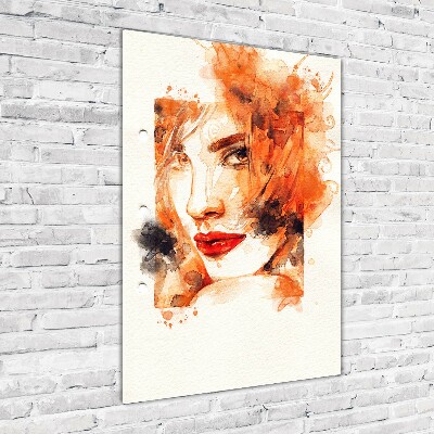 Tableau acrylique La femme abstraite