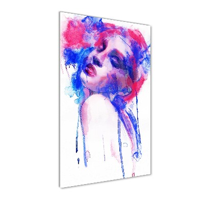 Tableau verre acrylique Femme abstraite