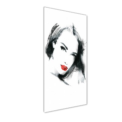 Tableau sur verre acrylique Portrait de femme