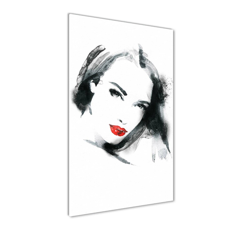 Tableau sur verre acrylique Portrait de femme