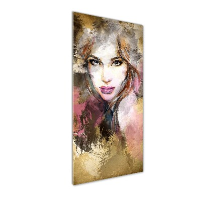 Tableau verre acrylique Femme abstraite