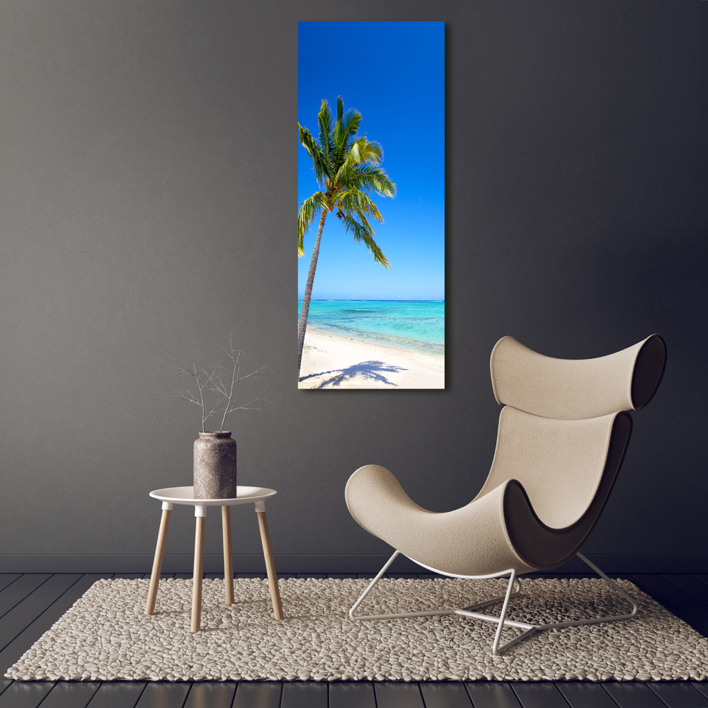 Tableau sur verre acrylique Plage exotique ocean