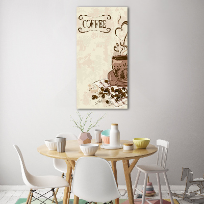 Tableau acrylique Café aromatique