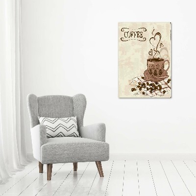 Tableau acrylique Café aromatique