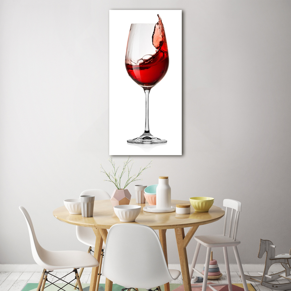 Tableau sur verre acrylique Vin rouge