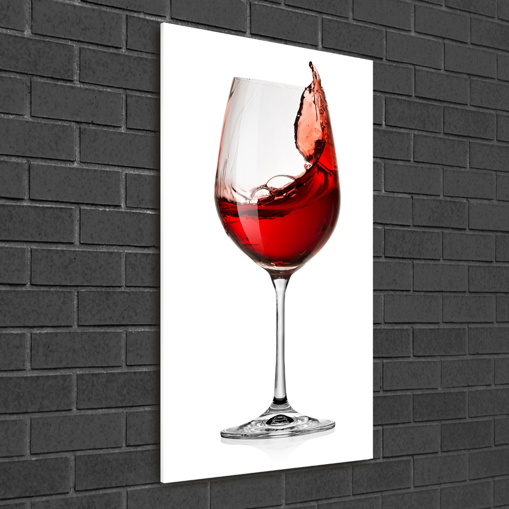 Tableau sur verre acrylique Vin rouge