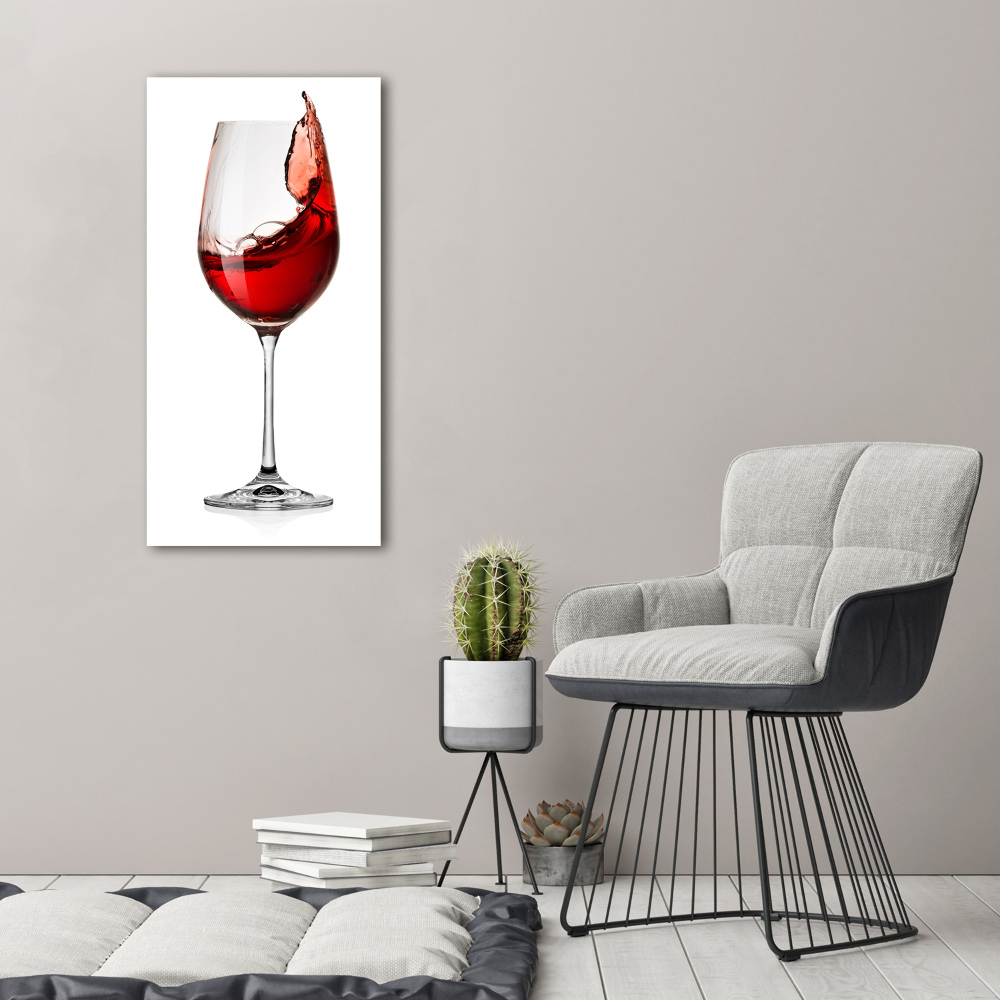 Tableau sur verre acrylique Vin rouge