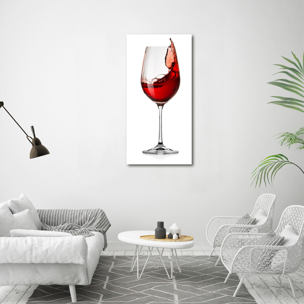 Tableau sur verre acrylique Vin rouge