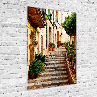 Tableau sur verre acrylique Ruelles en Espagne