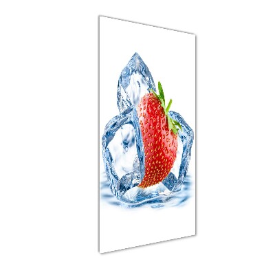 Tableau en acrylique Fraise et glace