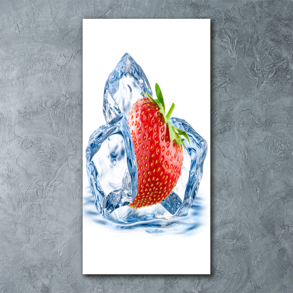 Tableau en acrylique Fraise et glace