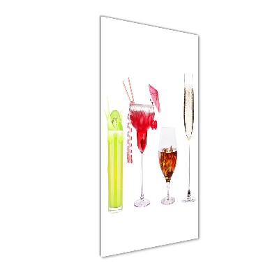 Acrylique tableau Cocktails colorés