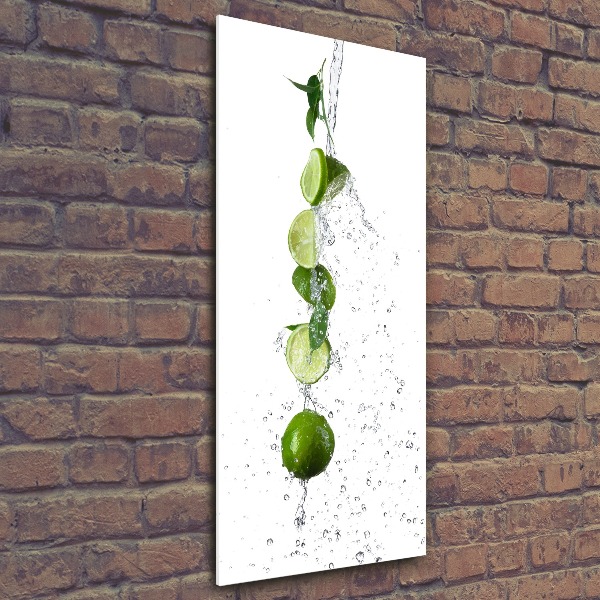 Tableau acrylique Citrons verts