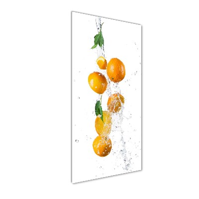 Tableau verre acrylique Oranges