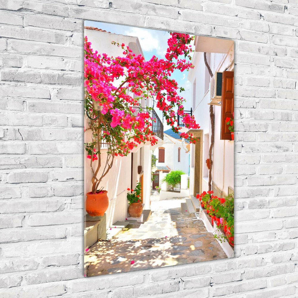 Tableau acrylique Rues grecques