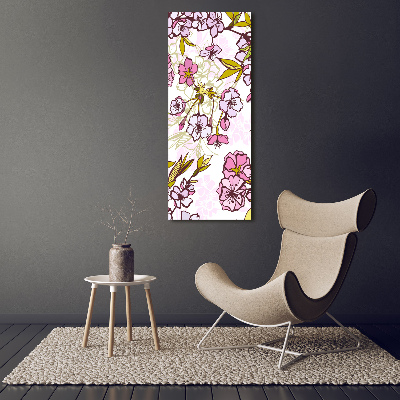 Tableau sur verre acrylique Cerisier en fleur