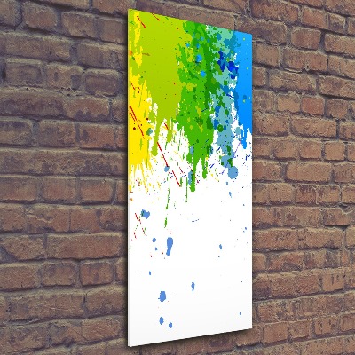 Acrylique tableau Arc-en-ciel abstrait