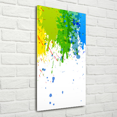 Acrylique tableau Arc-en-ciel abstrait