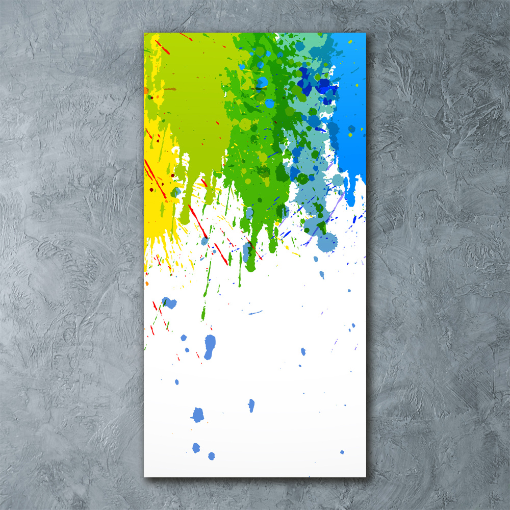 Acrylique tableau Arc-en-ciel abstrait