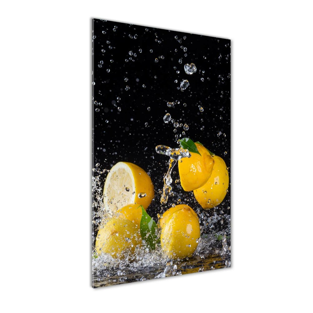 Tableau sur verre acrylique Citron