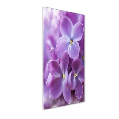 Acrylique tableau Fleurs de lilas