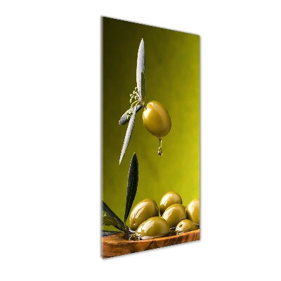 Tableau sur verre acrylique Huile d'olive