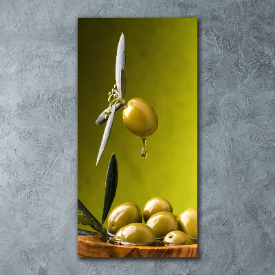 Tableau sur verre acrylique Huile d'olive