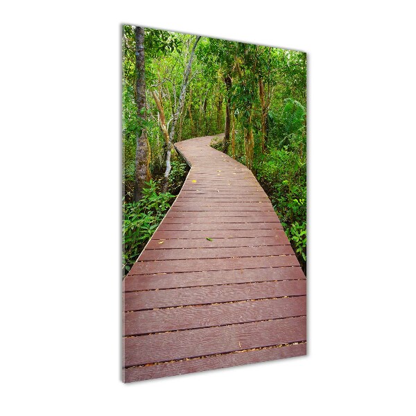 Tableau acrylique Chemin de la jungle