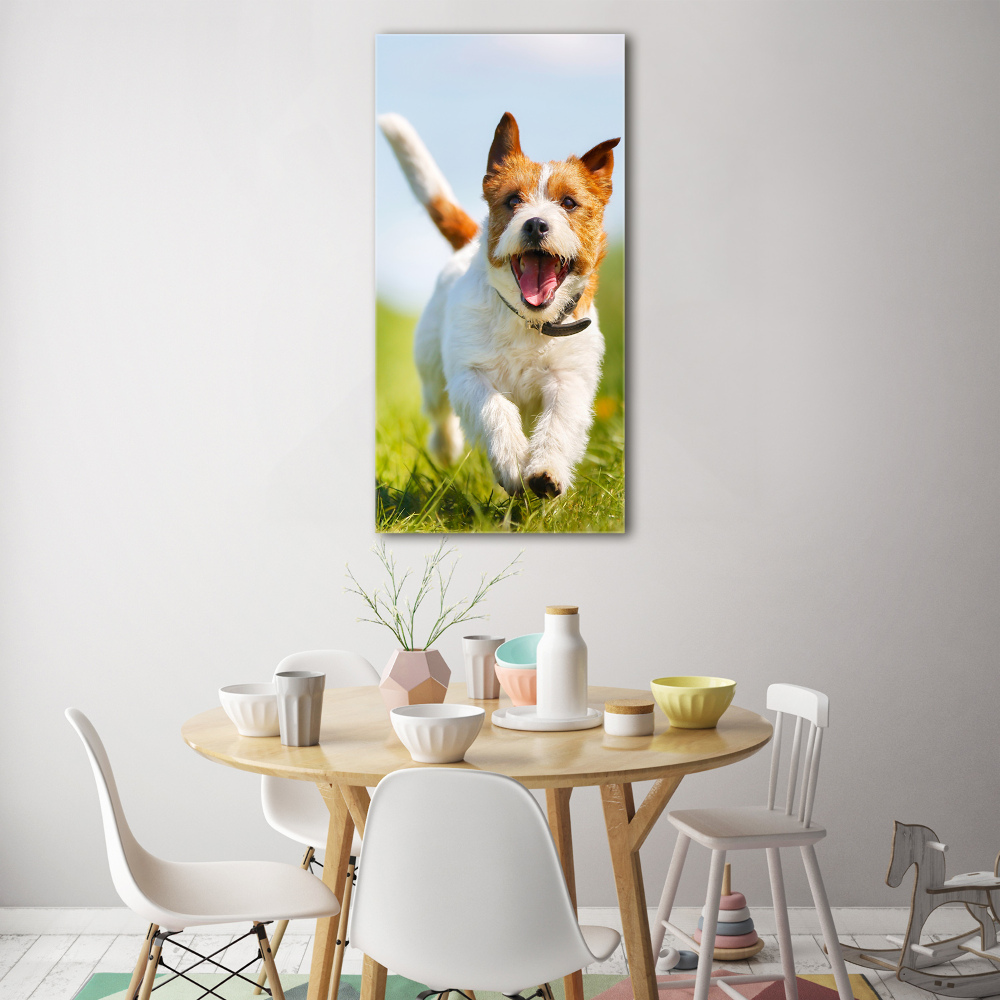 Tableau acrylique Chien Jack Russell