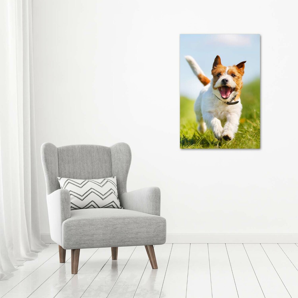 Tableau acrylique Chien Jack Russell