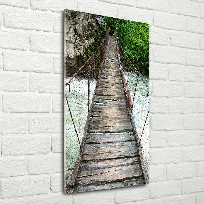 Acrylique tableau Pont suspendu