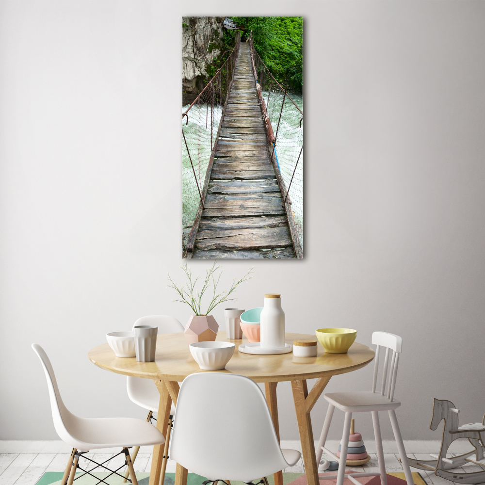 Acrylique tableau Pont suspendu