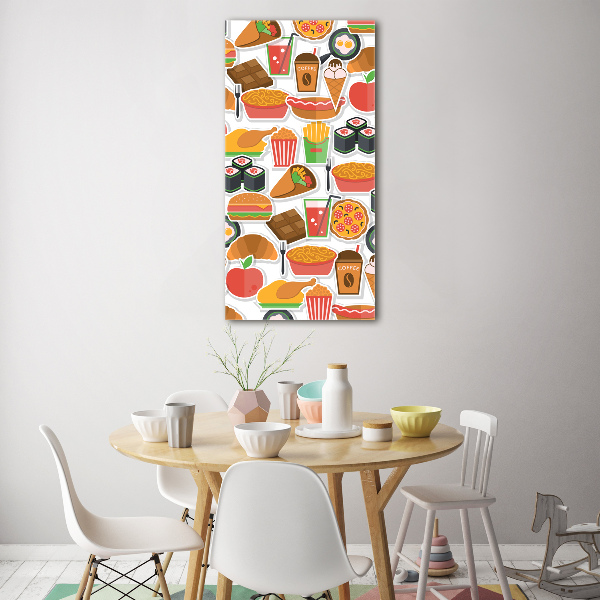 Tableau sur verre acrylique Cuisine rapide