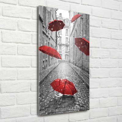 Tableau verre acrylique Parapluie France