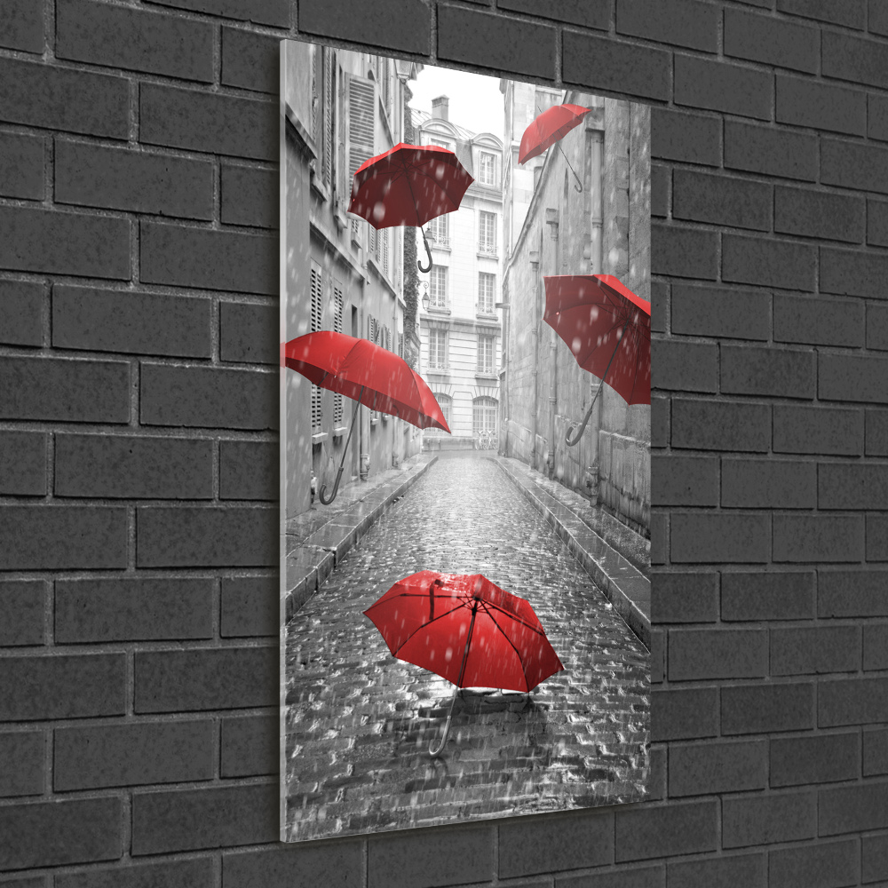 Tableau verre acrylique Parapluie France