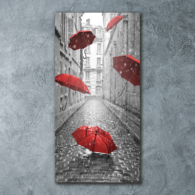 Tableau verre acrylique Parapluie France